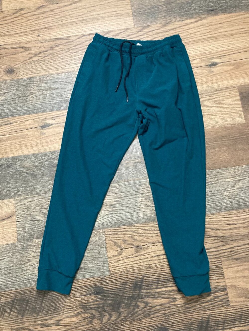 Beyond Yoga Spacedye Midi Joggers Women’s M Teal Blue Green Pants Made in USA